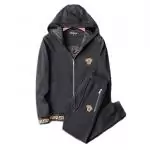 versace tracksuits for hommes 2019 broderie hoodie noir